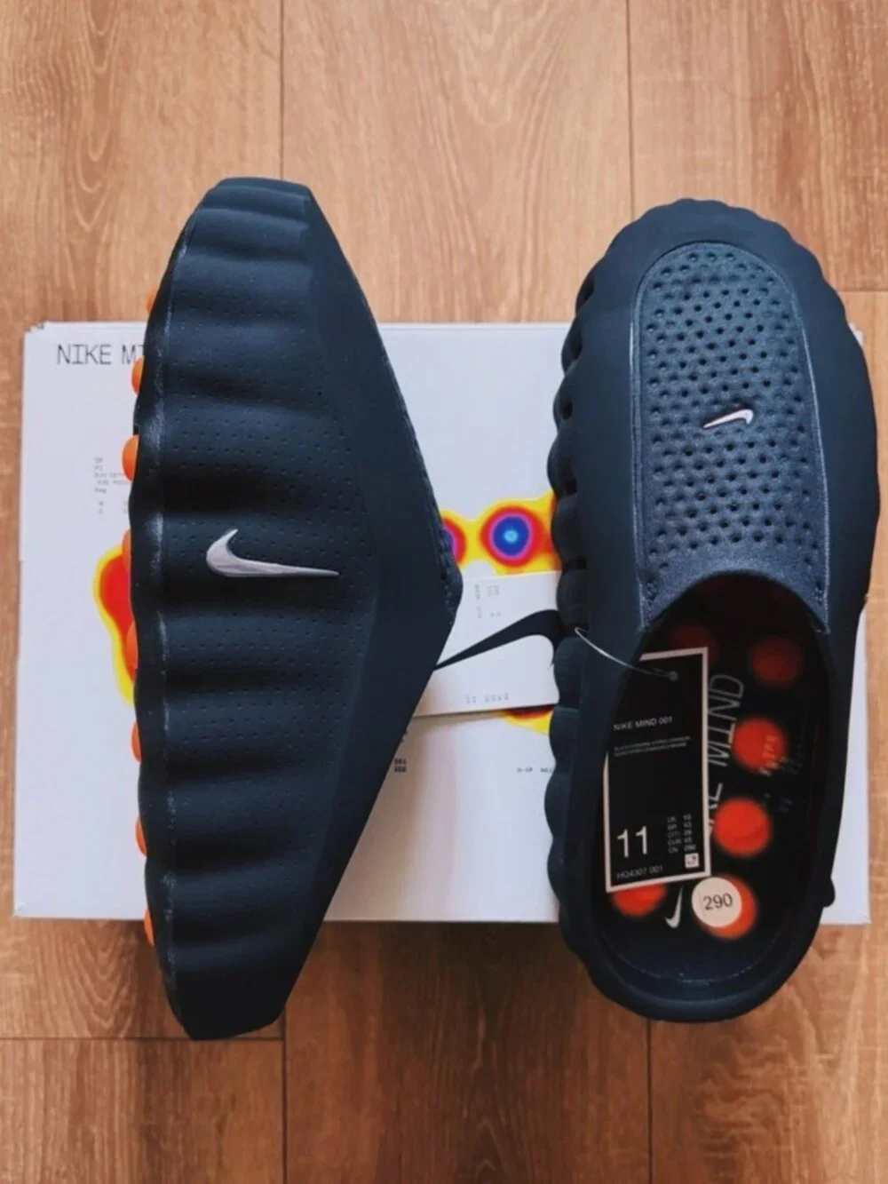Nike Minds 001 (Black and Orange)